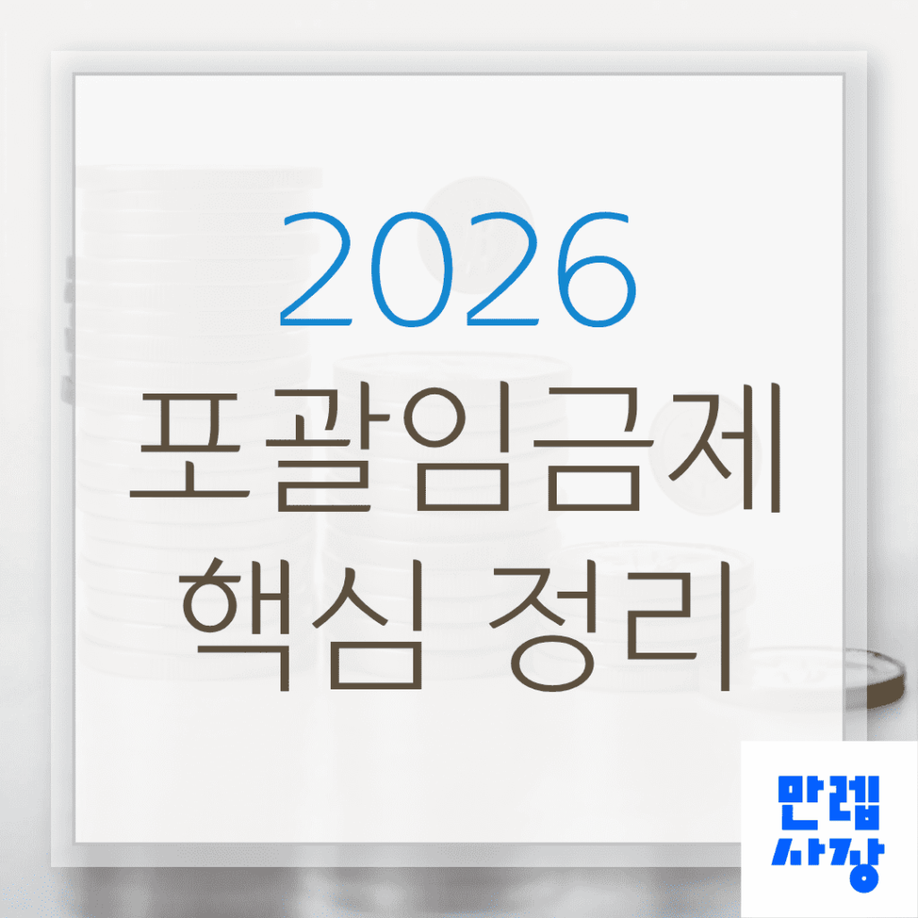 포괄임금제 오남용 방지 안내