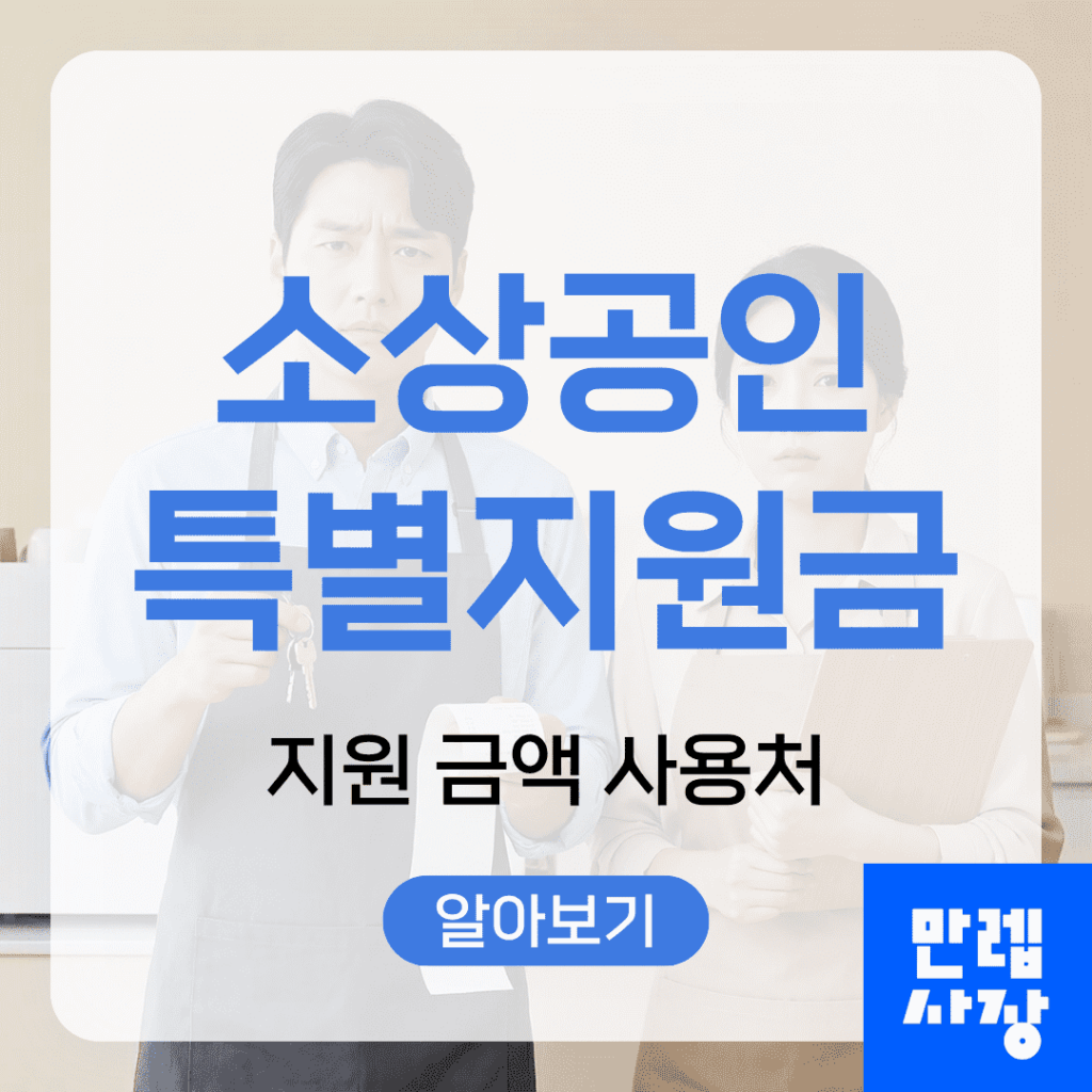소상공인 특별지원금