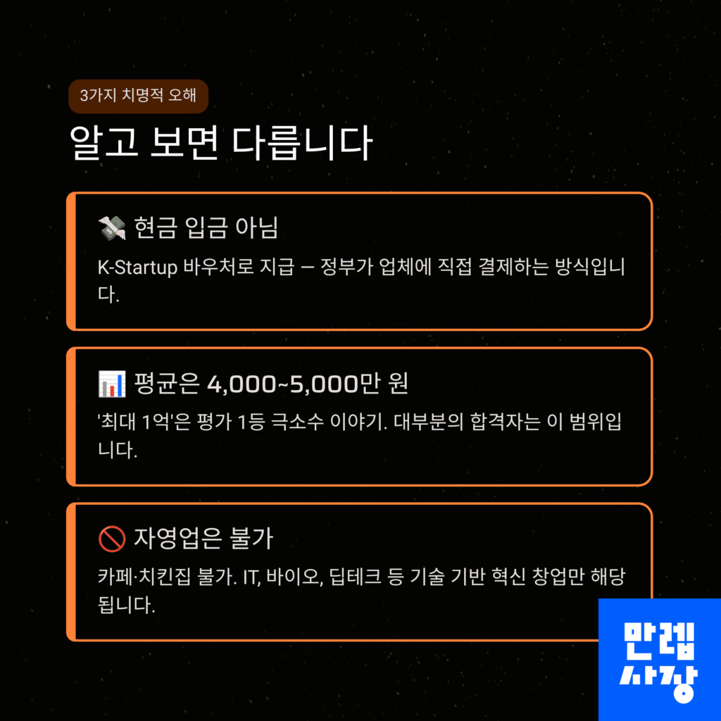 3가지 오해 설명표