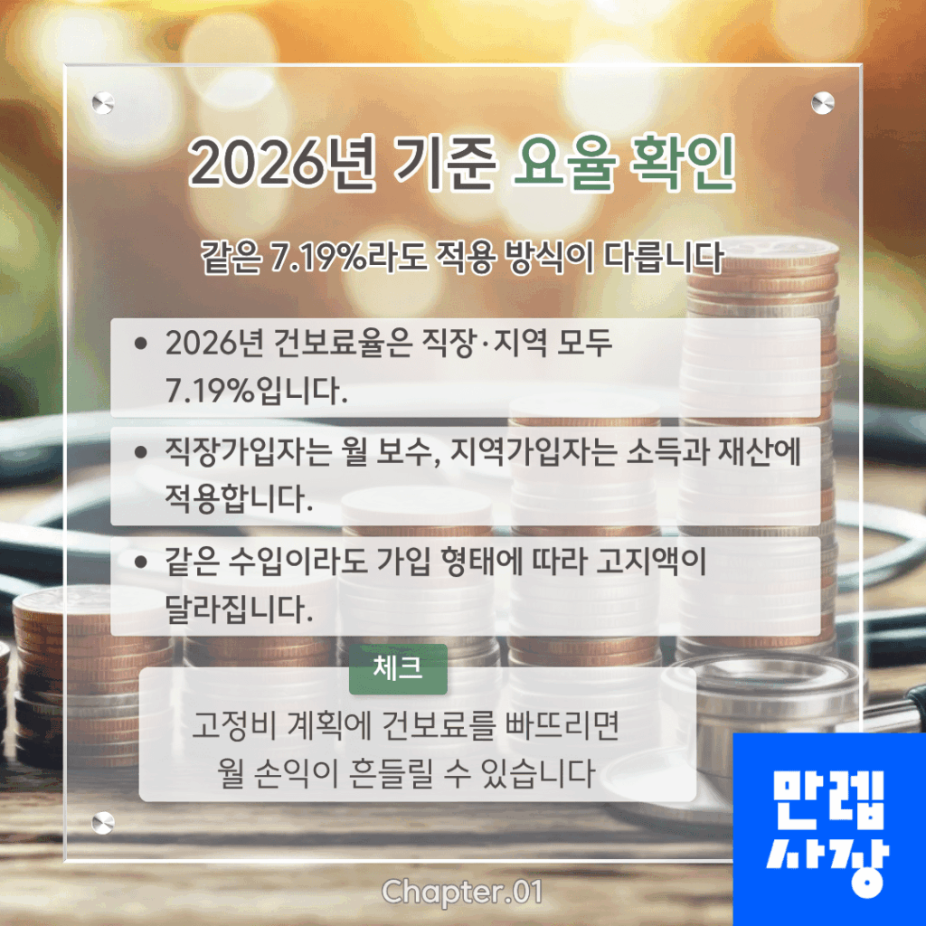 2026년 기준 요율 확인