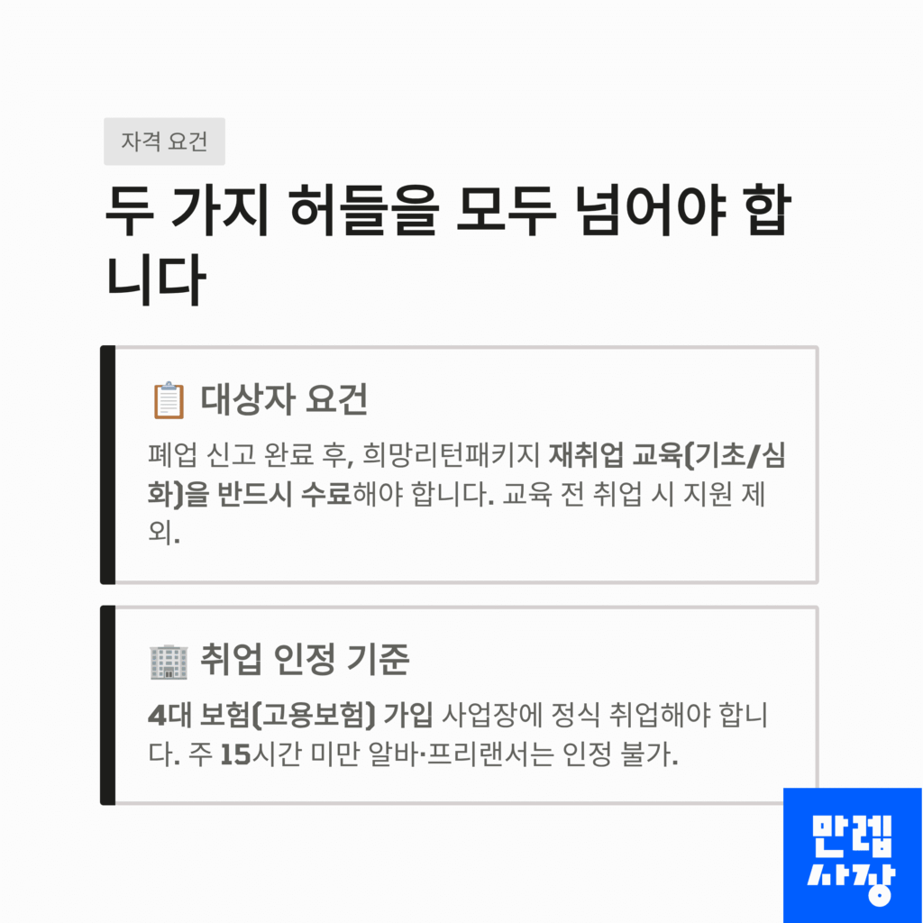 자격요건 표