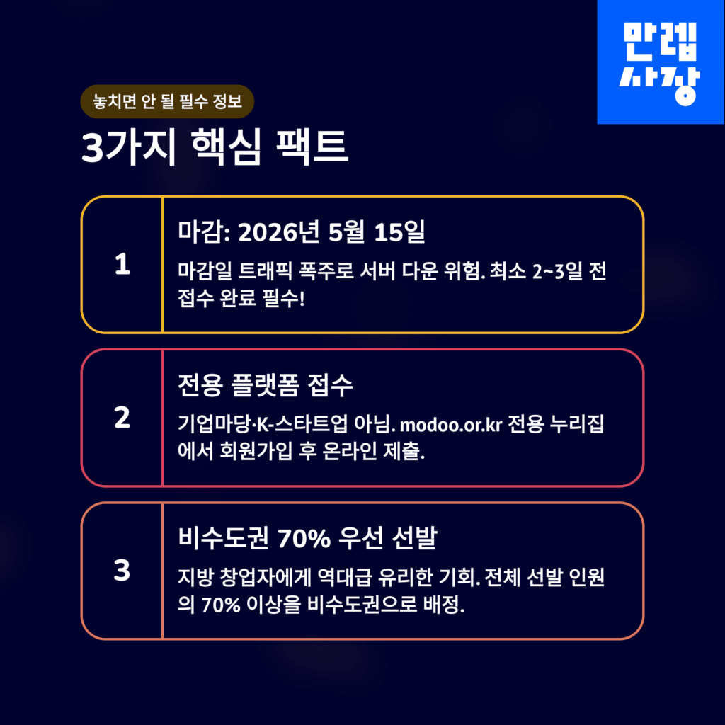 핵심 3가지 안내