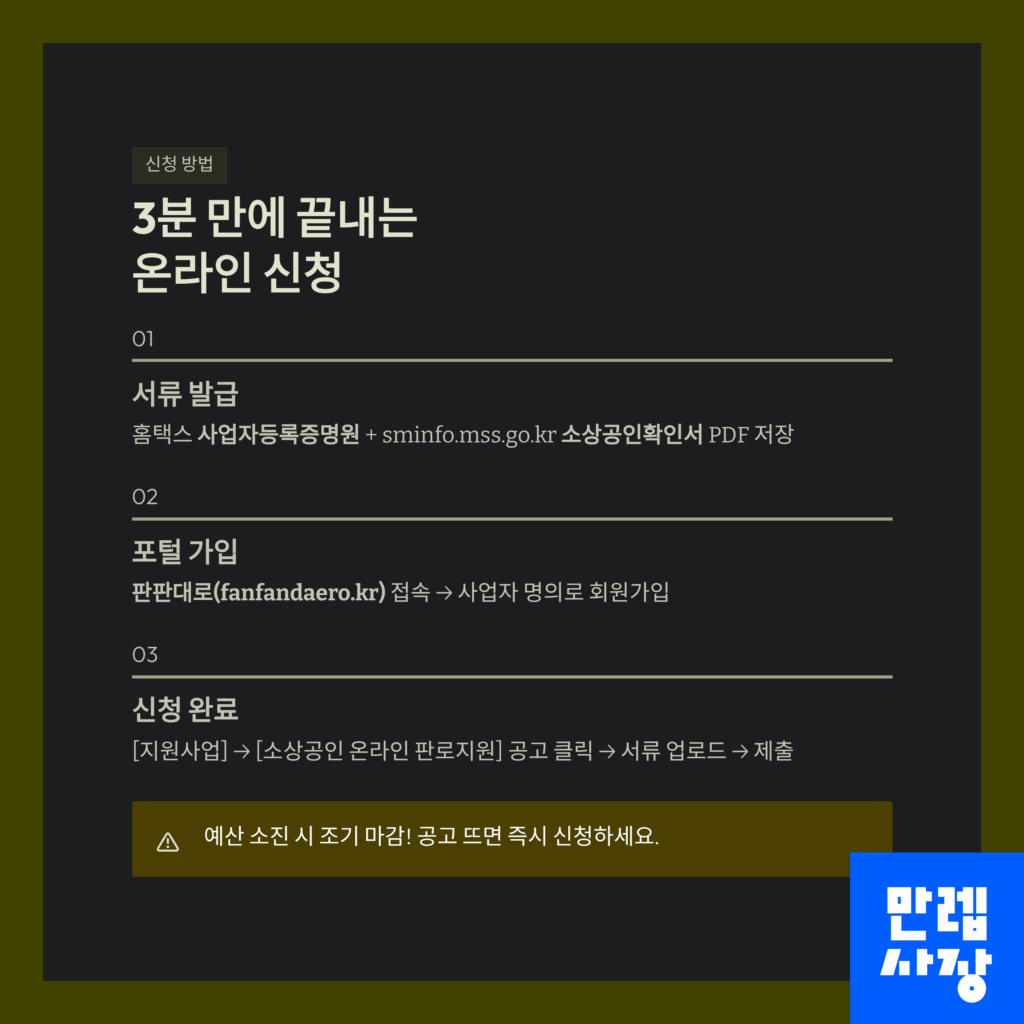 비대면 신청 방법 안내