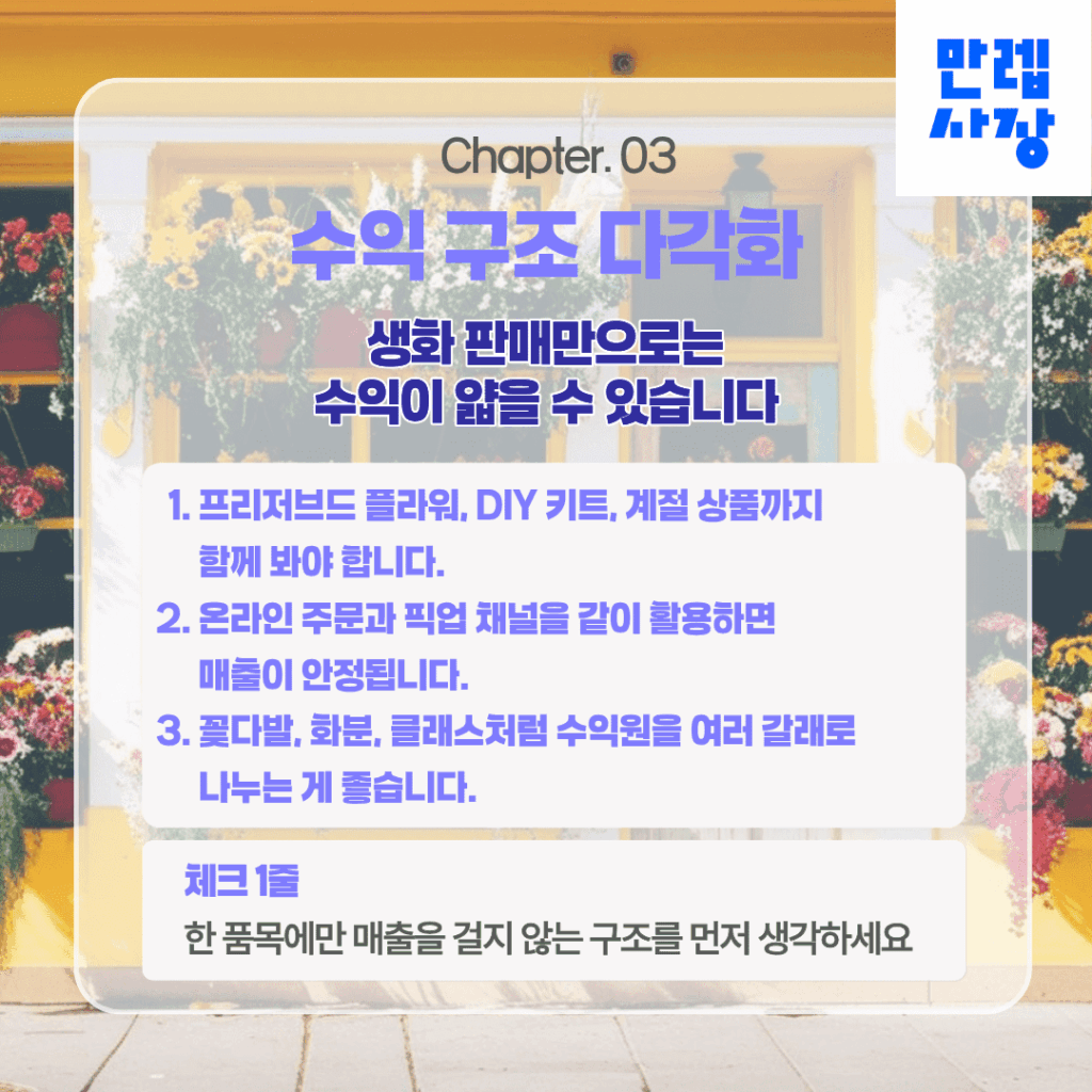 수익 구조와 다각화