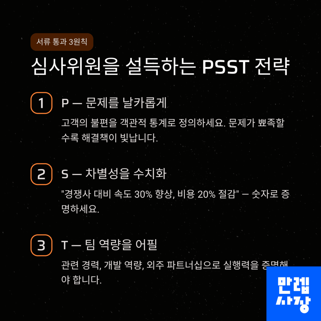 심사위원 설득 전략 안내