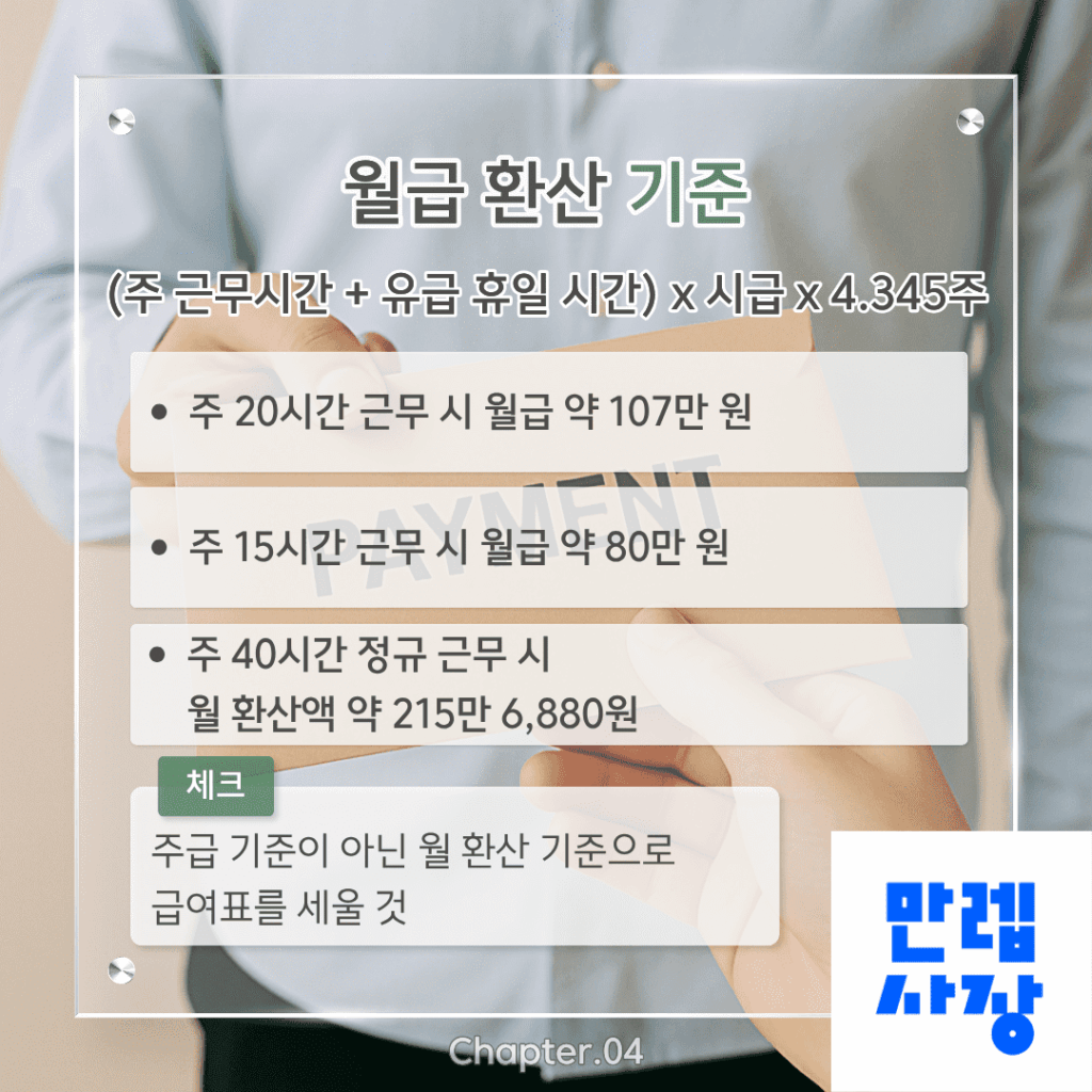 월급으로 환산하면 얼마가 될까요