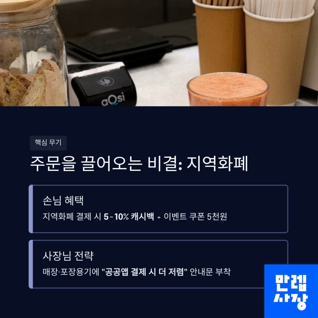 지역화폐 장점표