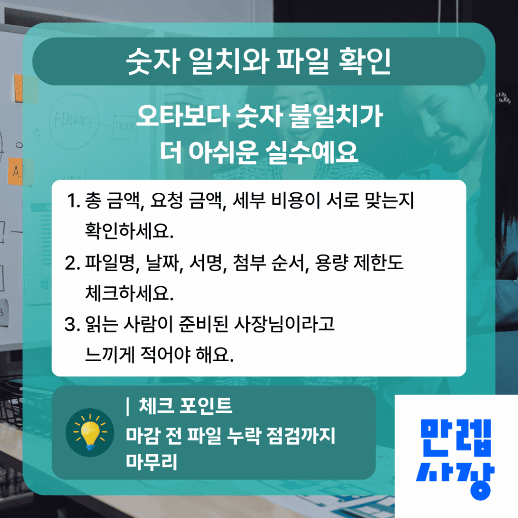 제출 전 최종 점검