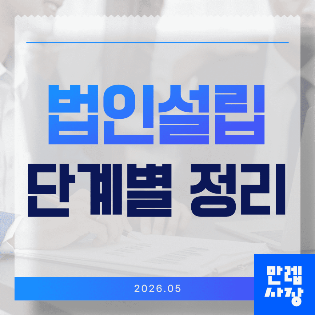 법인설립 자본금과 임원구성부터 등기까지 준비 절차 안내