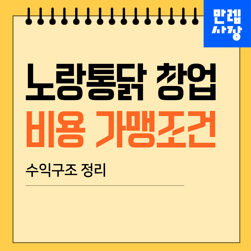 노랑통닭 창업 시 초기 지출과 수익구조 실무 안내 첫페이지