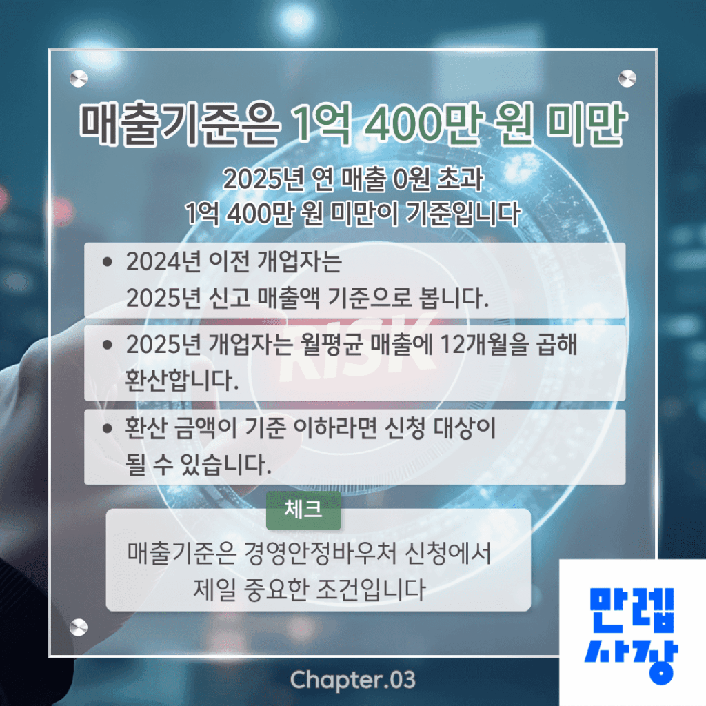매출기준 확인
