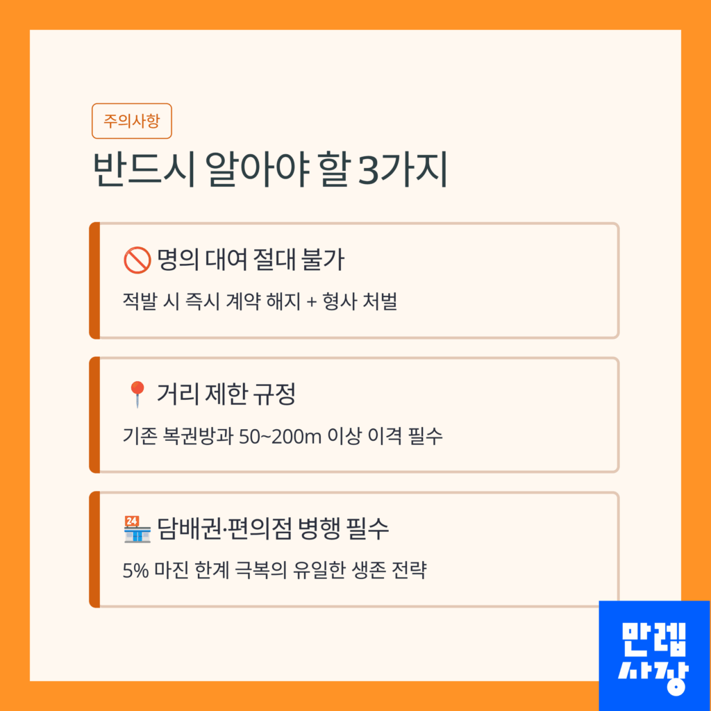 주의사항 안내