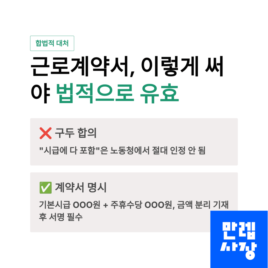 근로계약서 작성방법