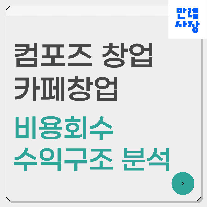 컴포즈 창업 비용회수와 수익구조 분석, 회수 기간 계산 안내 첫페이지