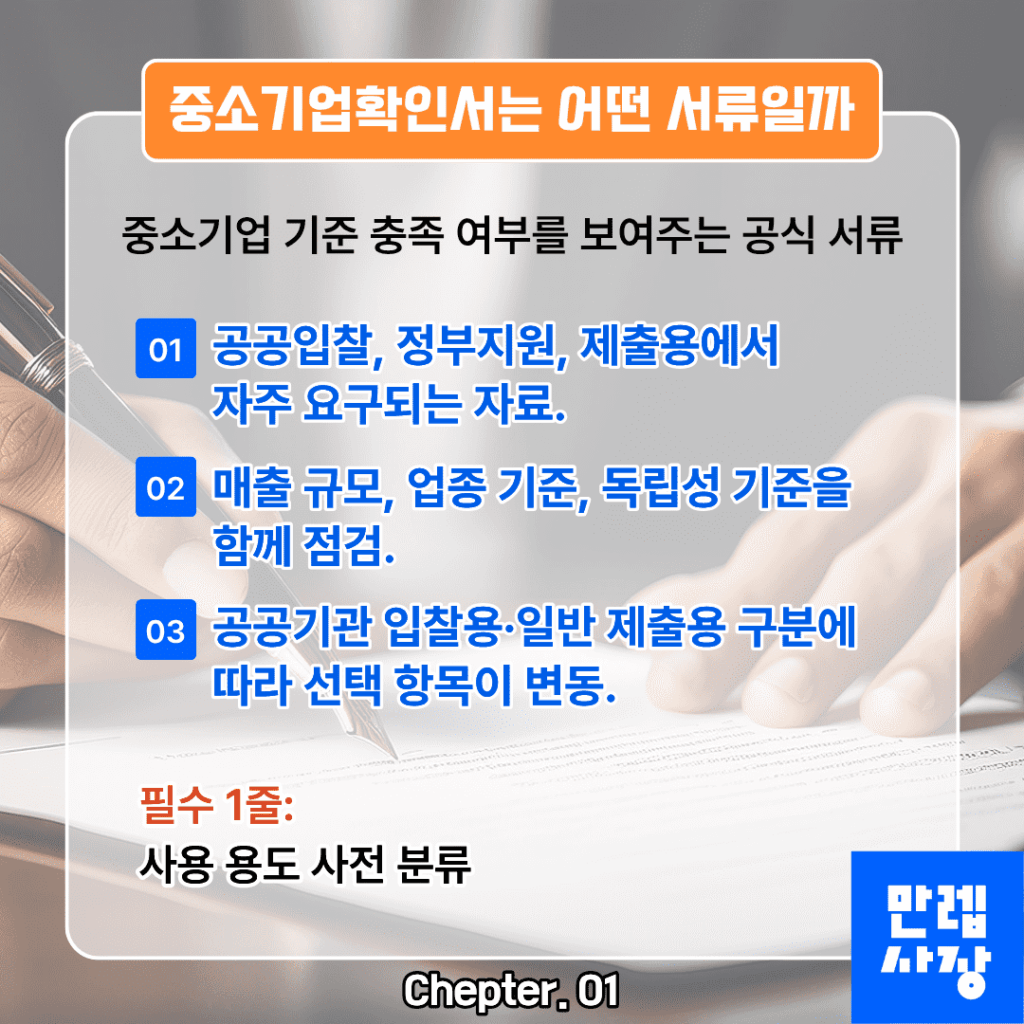 서류 성격 이해