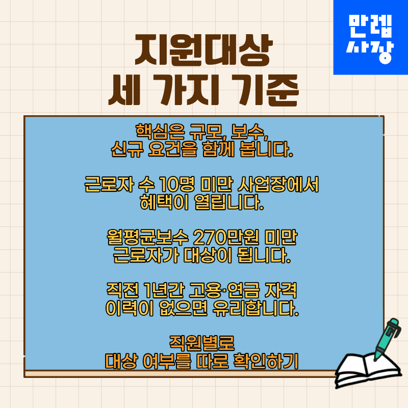 지원대상 조건
