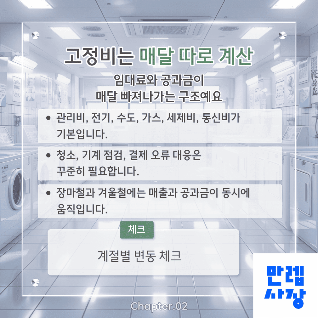 월 고정비 점검