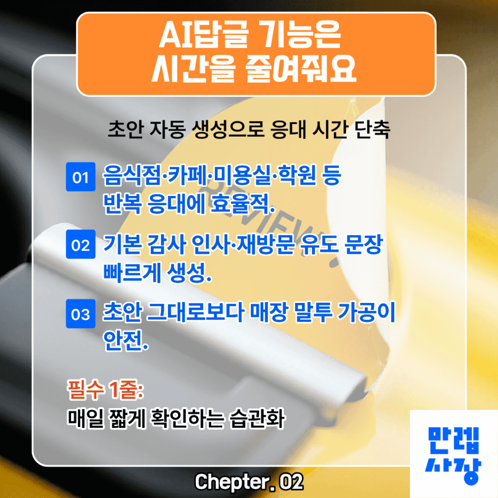 AI 응대 활용 포인트