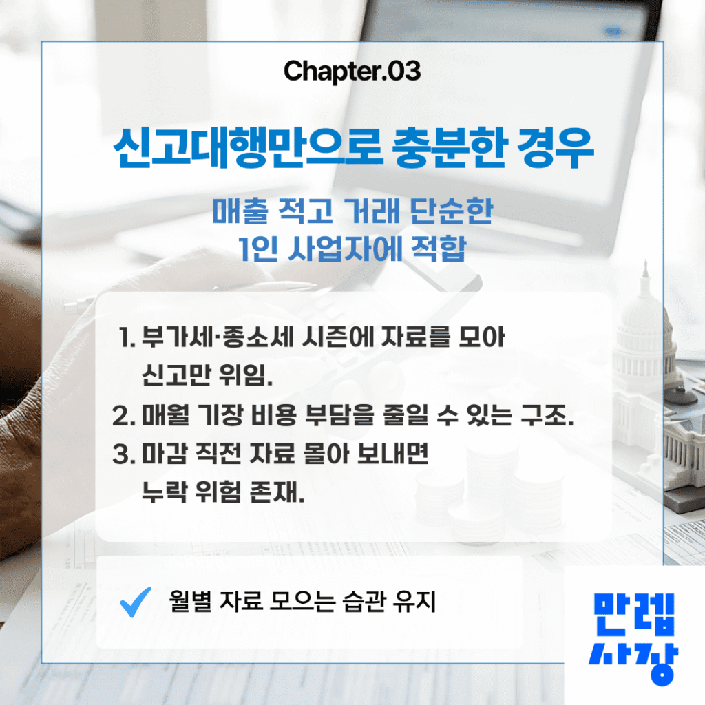 신고대행 활용 시점