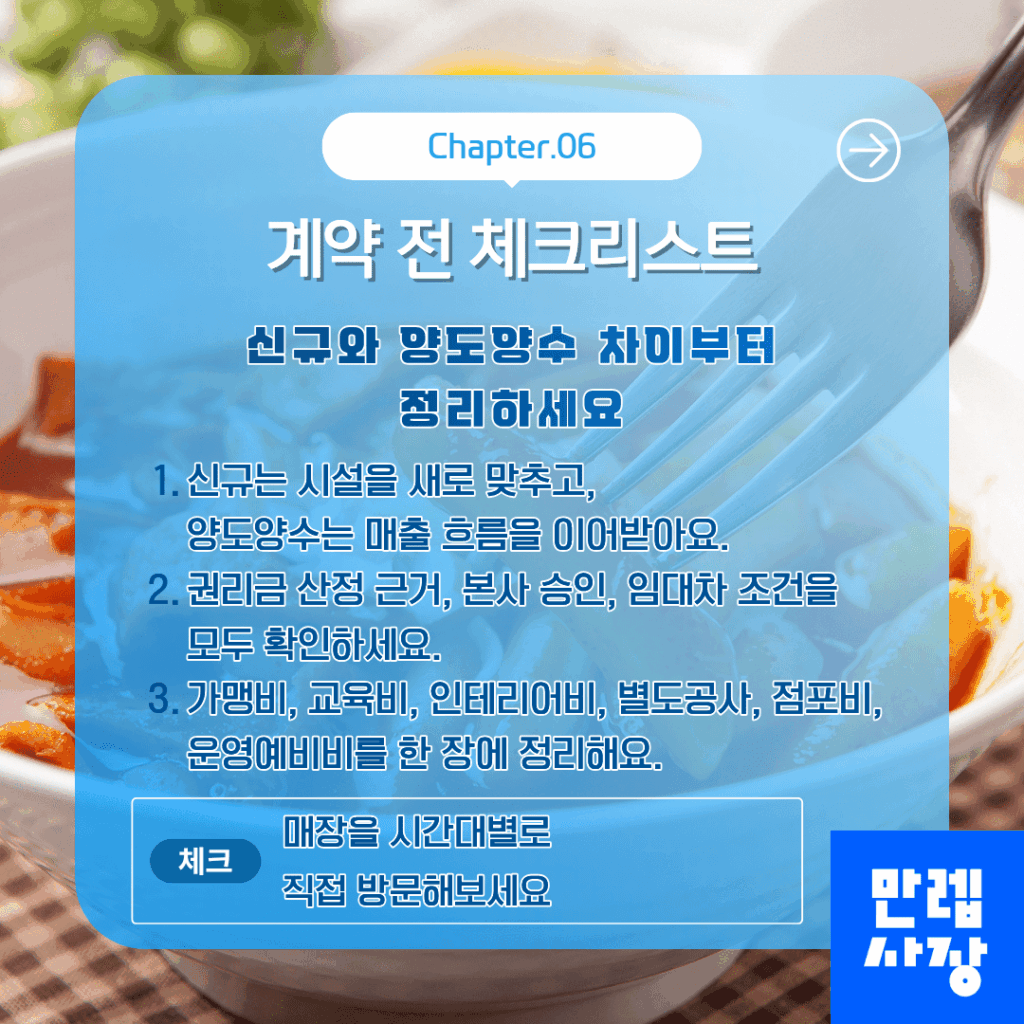 계약 전 체크리스트
