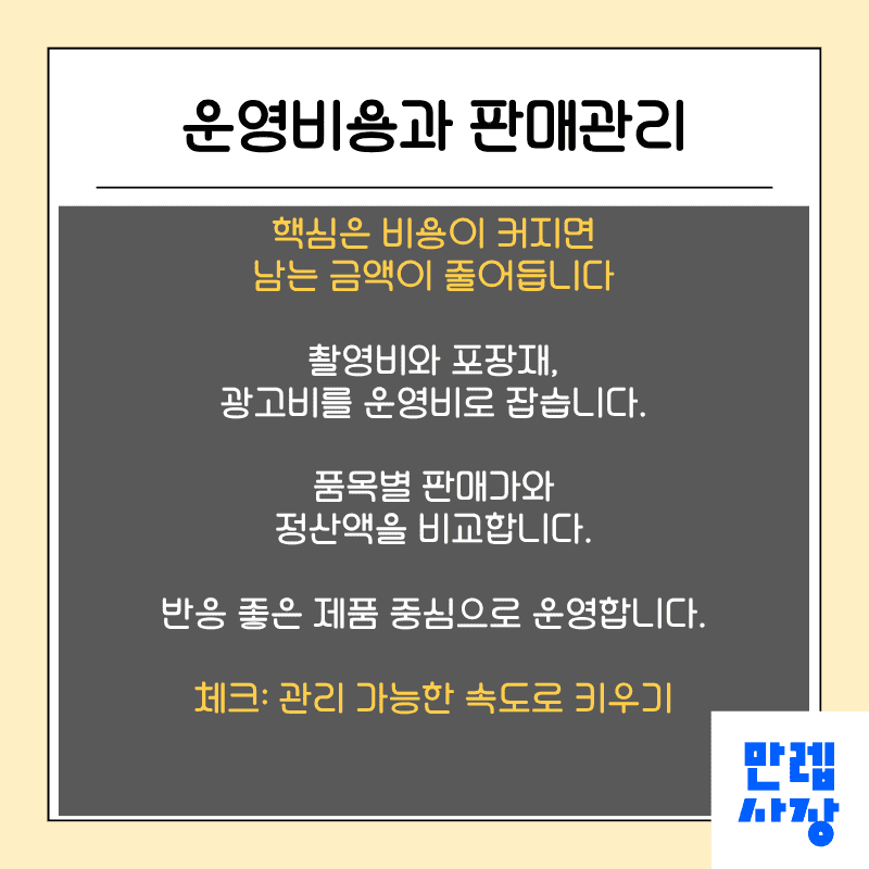 운영비용과 판매관리