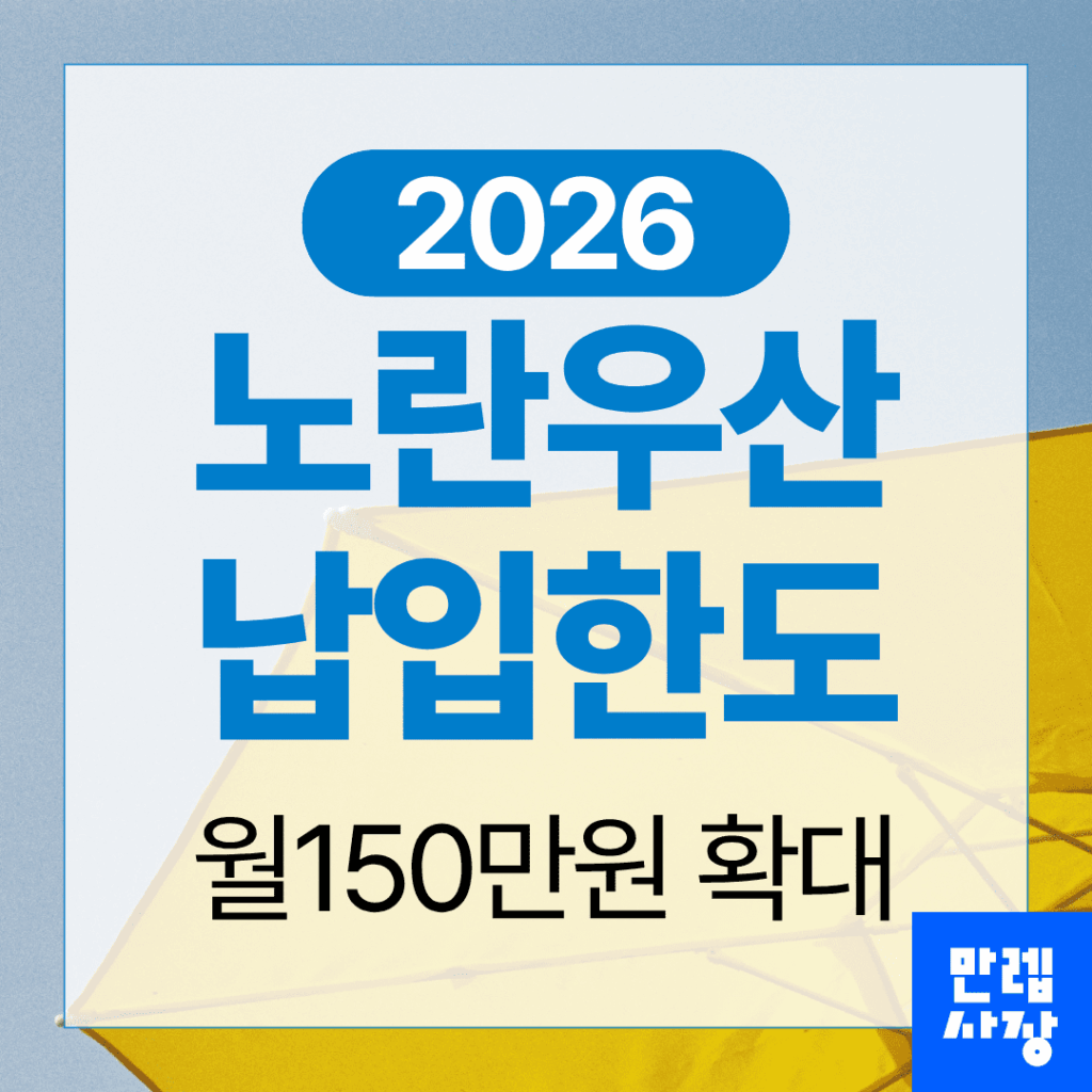 노란우산공제 납입한도 월150만원 확대 가입전 확인 사항