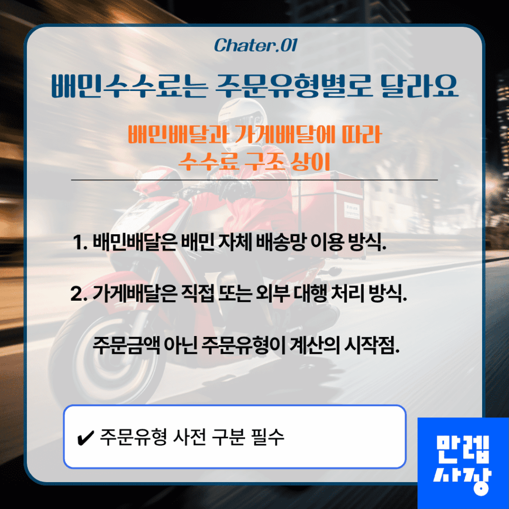 주문유형 구분 원리