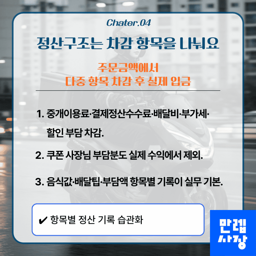 정산구조 세부 항목