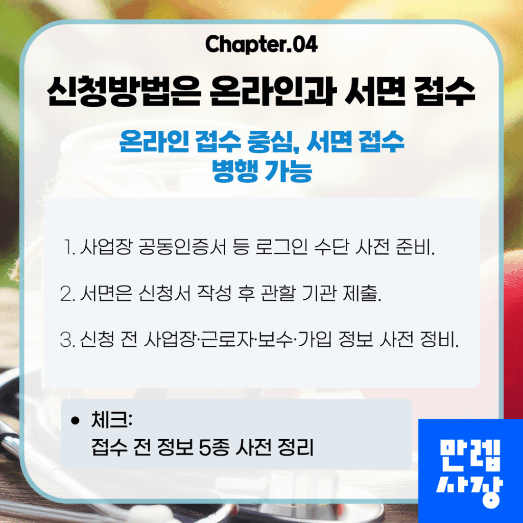 신청 접수 방식