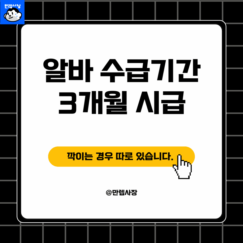 알바 주휴수당 조건과 수습기간 시급 계산법