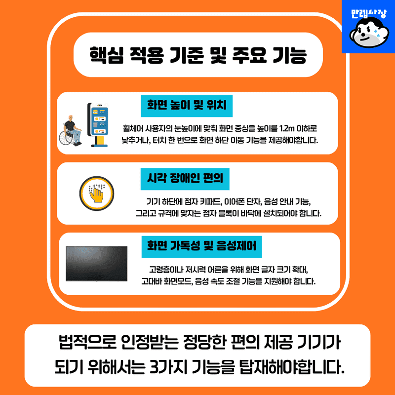 법적으로 인정받는 필수 규격 체크리스트
