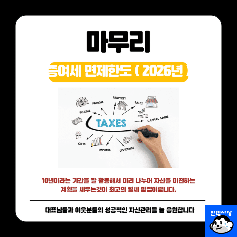 증여세 마무리