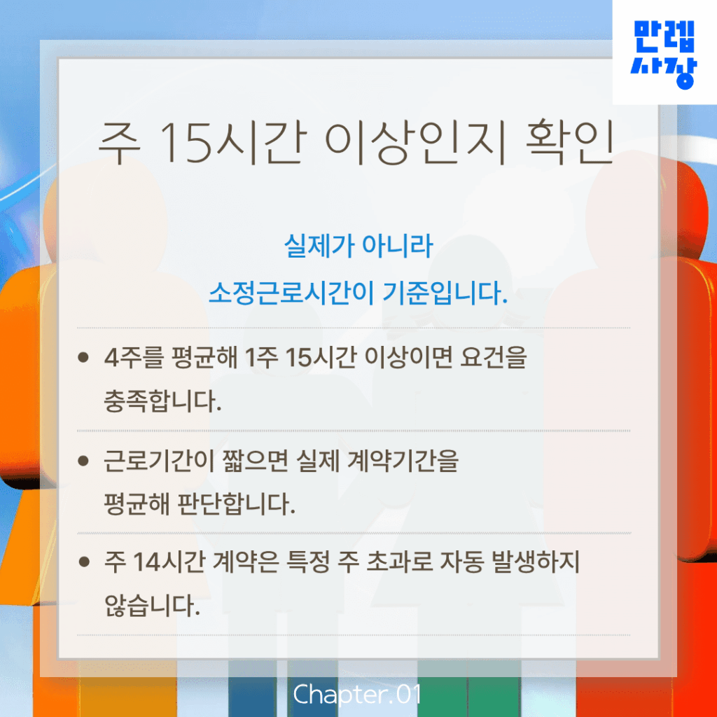 주 15시간 판단