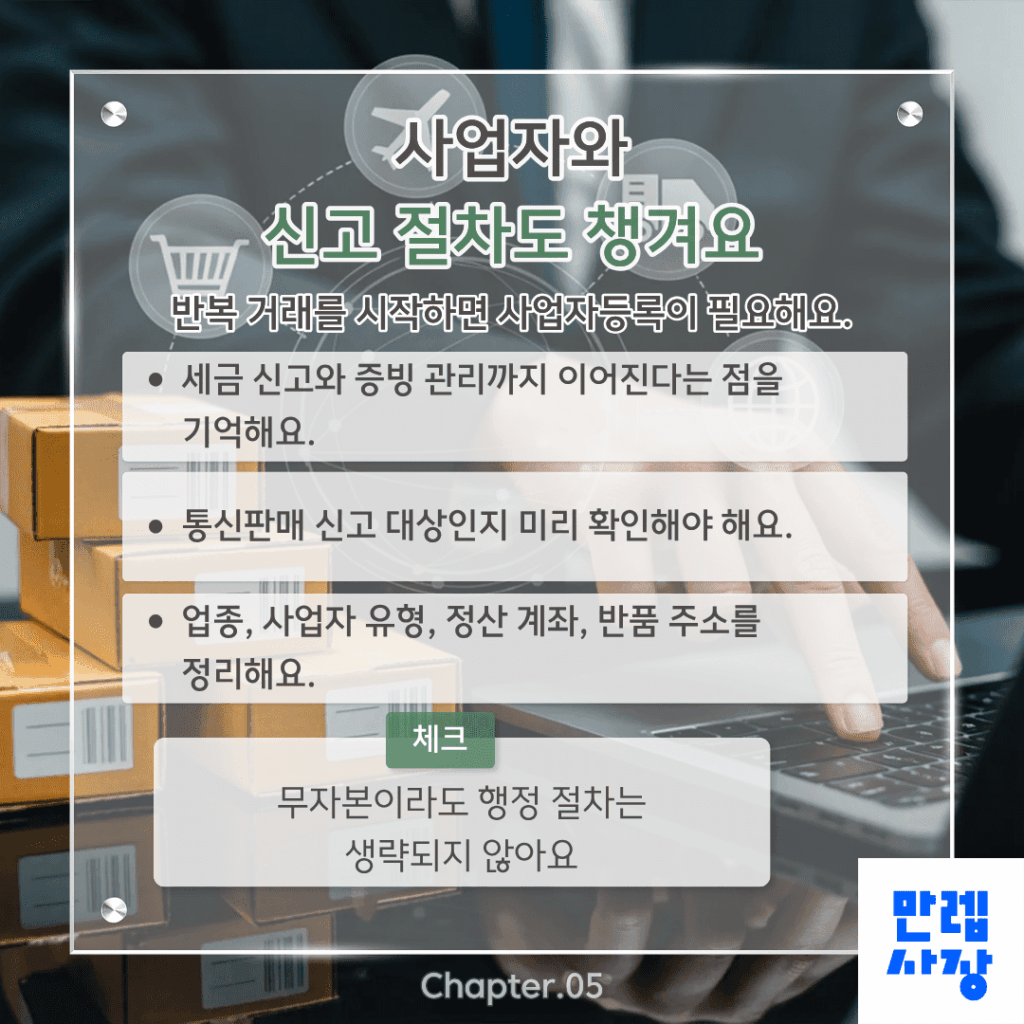 사업자와 신고 절차
