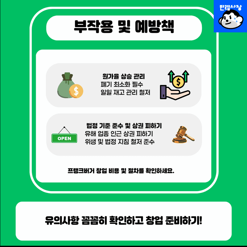 부작용 및 예방책
