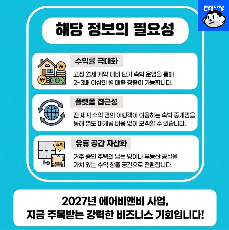 에어비앤비 사업의 장점 및 필요성