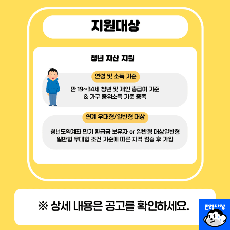 지원대상 및 제외대상