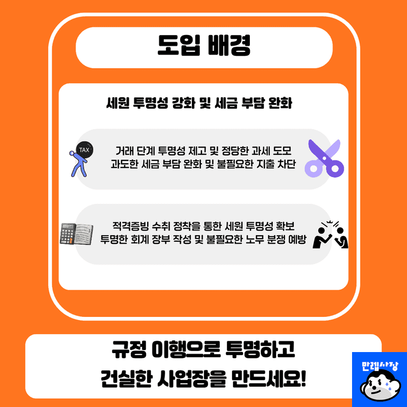 도입 배경 및 취지