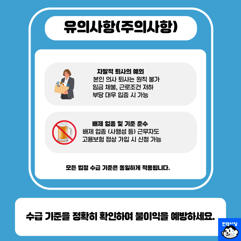 위반 시 불이익 및 주의사항