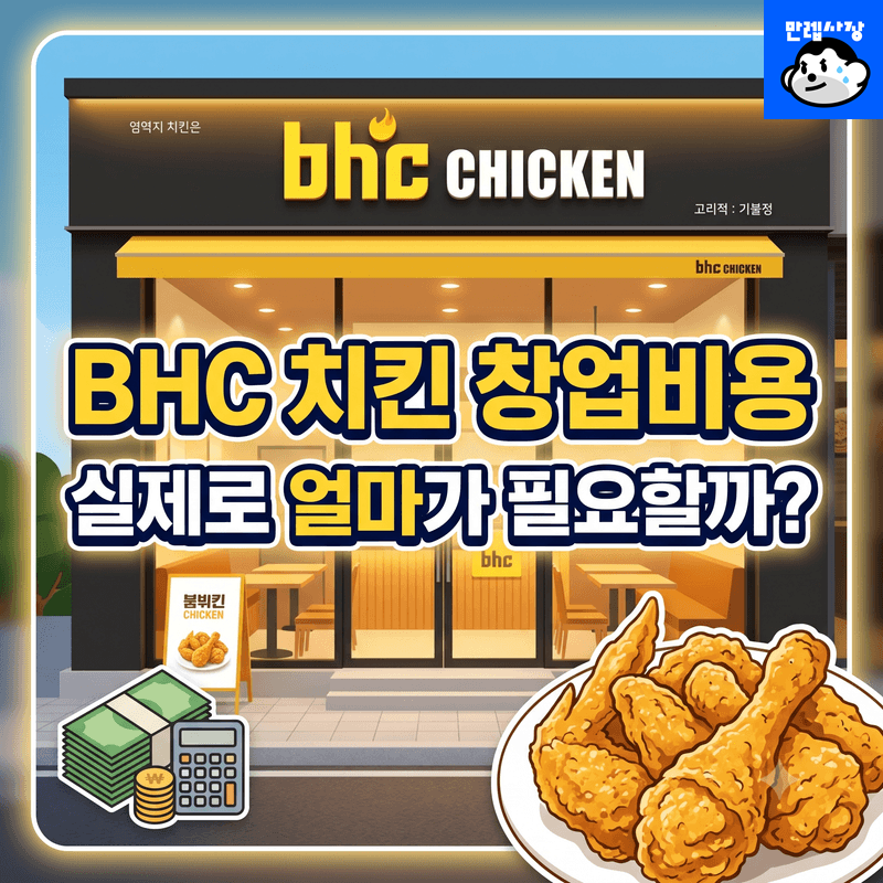 BHC 치킨 창업비용 실제로 얼마가 필요할까 10평 20평 개설 가이드