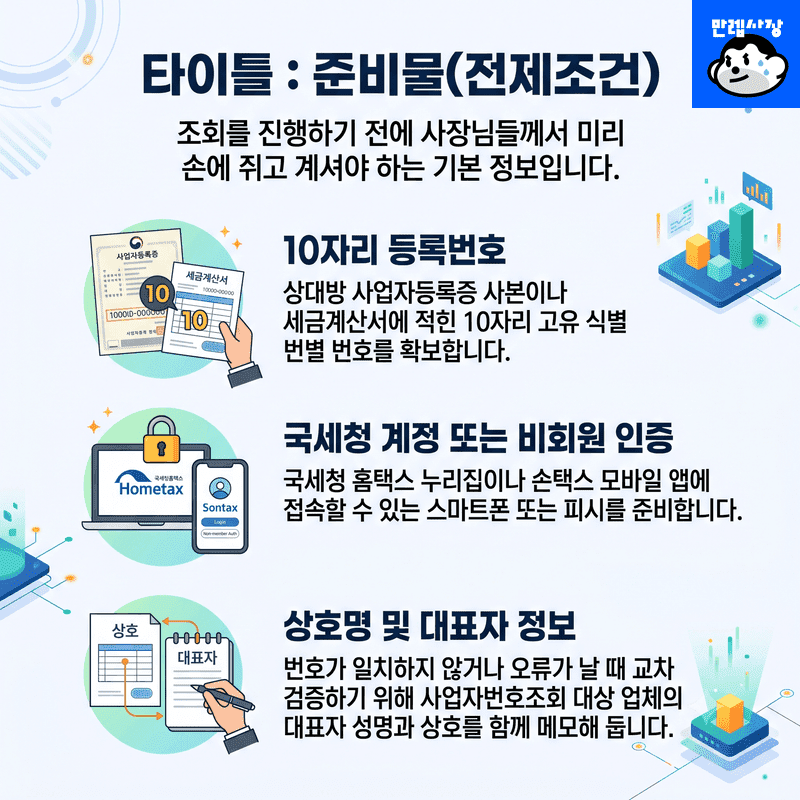 준비물 (전제조건)