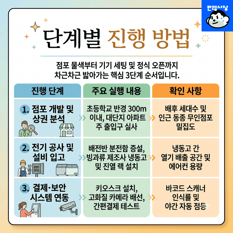 단계별 진행 방법