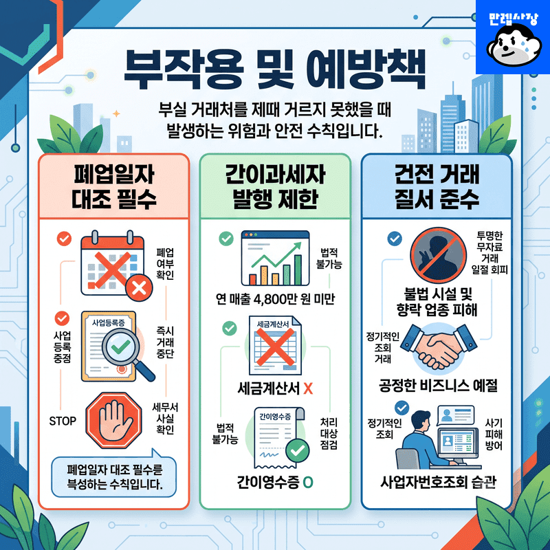 부작용 및 예방책